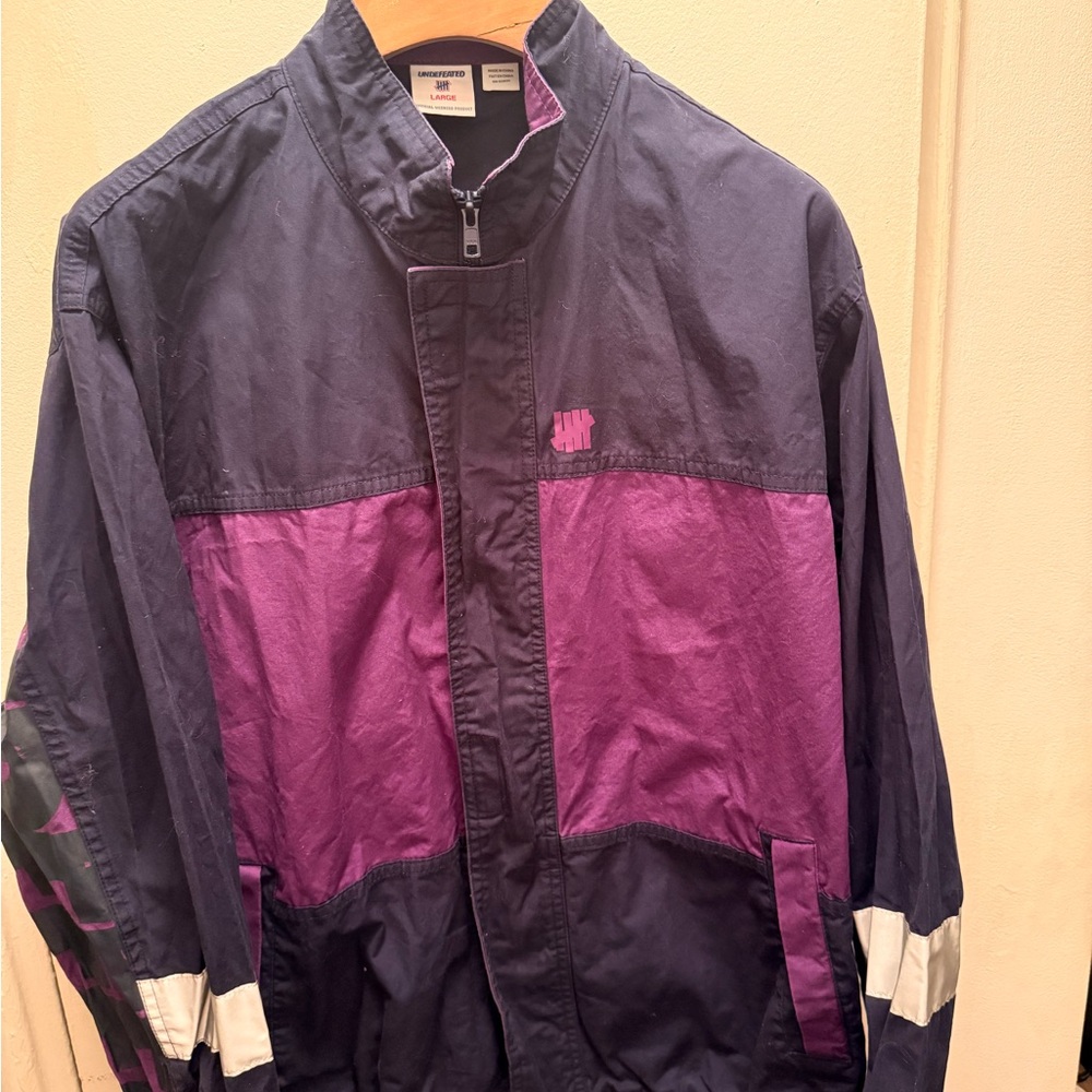 Undefeated Navy and Purple Windbreaker
